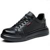 Scarpe di Sicurezza in Pelle di Mucca Stivali da Uomo Punta Composita Scarpe Elettricamente Isolate Scarpe da Lavoro Antiscivolo Antiperforazione Indistruttibili