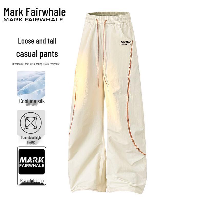 Mark Fairwhale Men s Summer Casual Straight-Leg Pants 2XL хаки