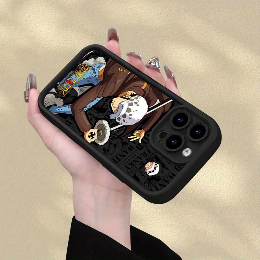 Soft Shell Case for iPhone XS Max 13 12 11 Pro Max XR 16e 17 Air 15 16 14 Plus One Piece Luffy Trafalgar D Water Law