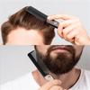 1 Pcs Men Folding Pocket Comb PP Teeth Detangling Hair Beard Comb Metal Handle Foldable Combing Facial Mustache Comb