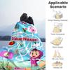 Masha Bear Personalized Name Blanket Lightweight Personalized Blanket Soft & Cozy Suitable for Livingroom Bedding Couch Office All-Season Use