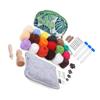 DIY Plush Dolls Set Handcraft Make Tool Needling Felting Kits Needle Felt Kits Handmade DIY Felting Kits Needle Felt Set