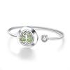 Tree of Life Aromatherapy Diffuser Bracelet - Rotating Hollow Design, Alloy & Stainless Steel, Non-Magnetic Couples Bracelets