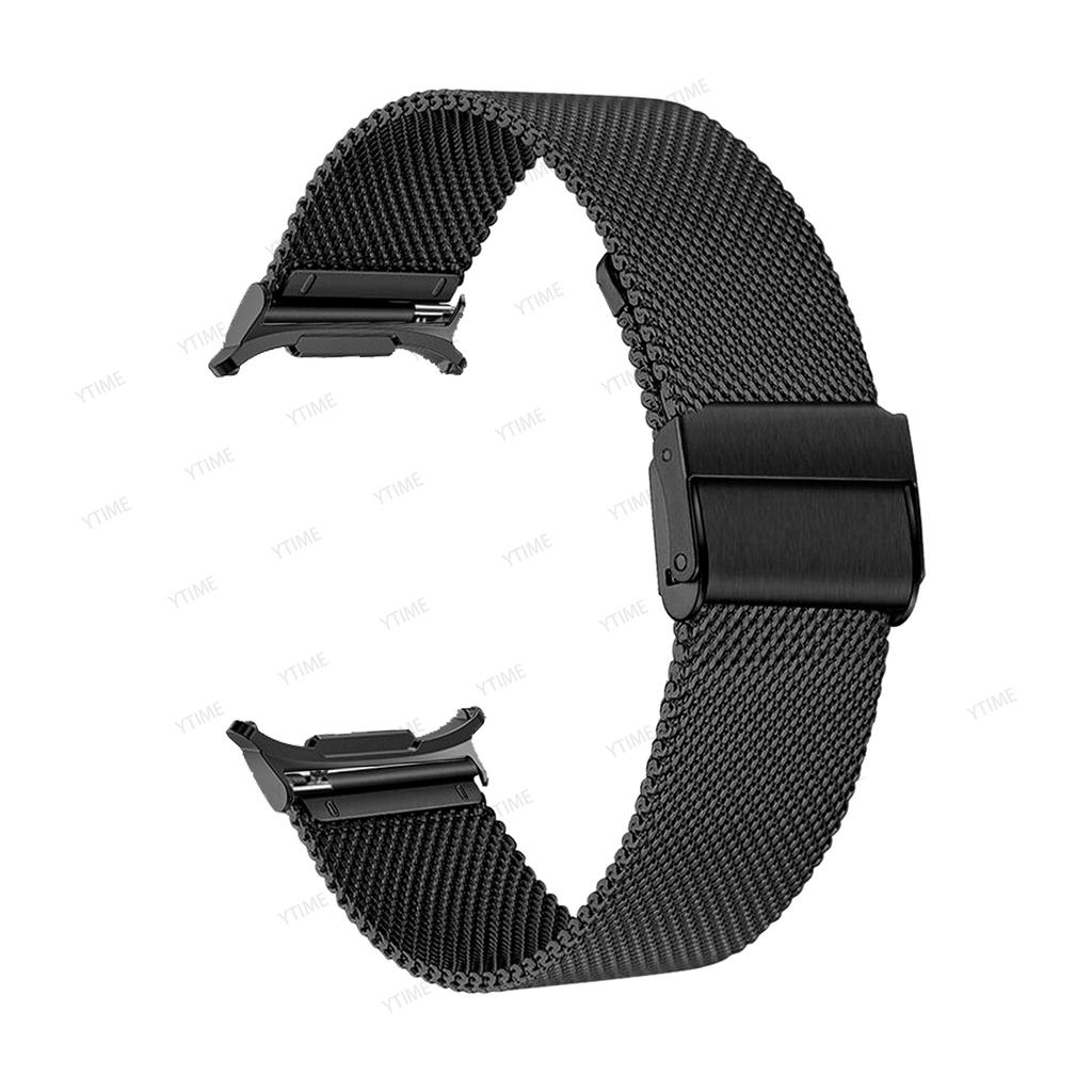 Armband für Samsung Galaxy Watch 7 Ultra 47mm Edelstahl Ohne Lücken Armband Correa für Watch 7 Ultra Ersatz Milanaise-Band