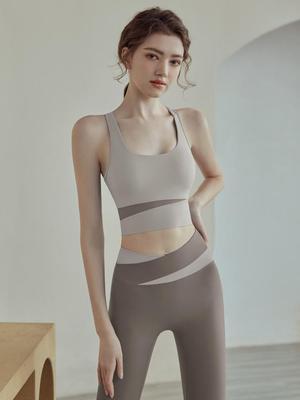 Stoßfester Sport-BH für Damen - Anti-Durchhängen, Hochintensives Lauf-Yoga-Top mit schönem Rückendesign