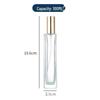30ml Travel Perfume Bottle with Cap - Portable Glass Spray Bottle for Sample Decanting
