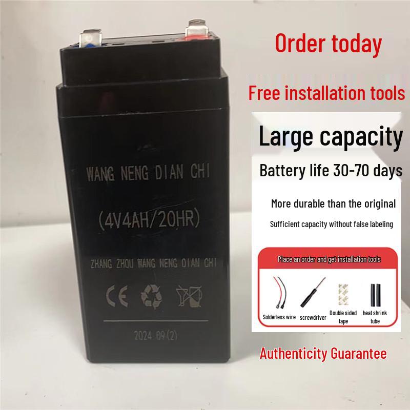 4V 4AH/20HR Lead-Acid Battery for Electronic and Bench Scales