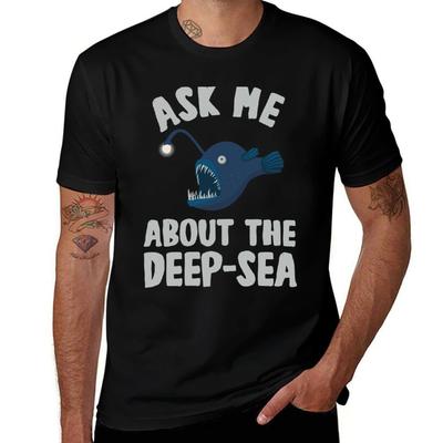 Ask Me About The Deep Sea Marine Biologists Gift Tshirt Antiwrinkle Short Sleeve Tshirt