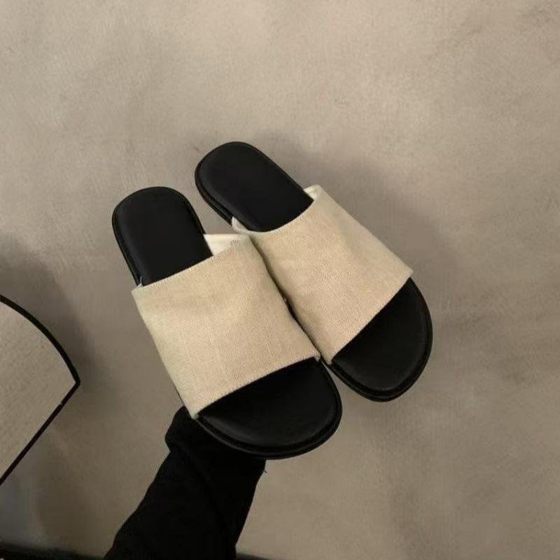 

Ретро повседневные отпускные пляжные сандалии на плоской подошве женские тапочки летняя обувь тапочки на плоской подошве 40