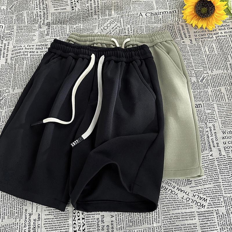 Pineapple Plaid Shorts Men Wear Thin Summer  New Sports Five-point Fashion Brand Loose Casual Breeches