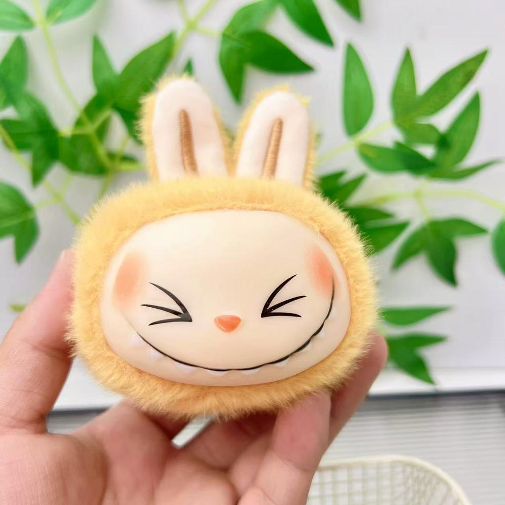 Cute Cute Vinyl Head Pendant Plush Toy Doll Cartoon Bag Pendant Keychain Doll