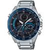 Used CASIO EDIFICE Digital Analyzer Smartphone Link Tough Solar Blue