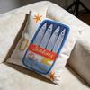 Sardine Can Cushion Cover Soft Decorative Pillow Case Suitable For Bedroom Sofa Car Travel Use