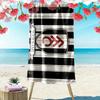 Fulham FC Print Beach Towel, Large Soft Quick Dry Towel for Beach Camping Swimming
