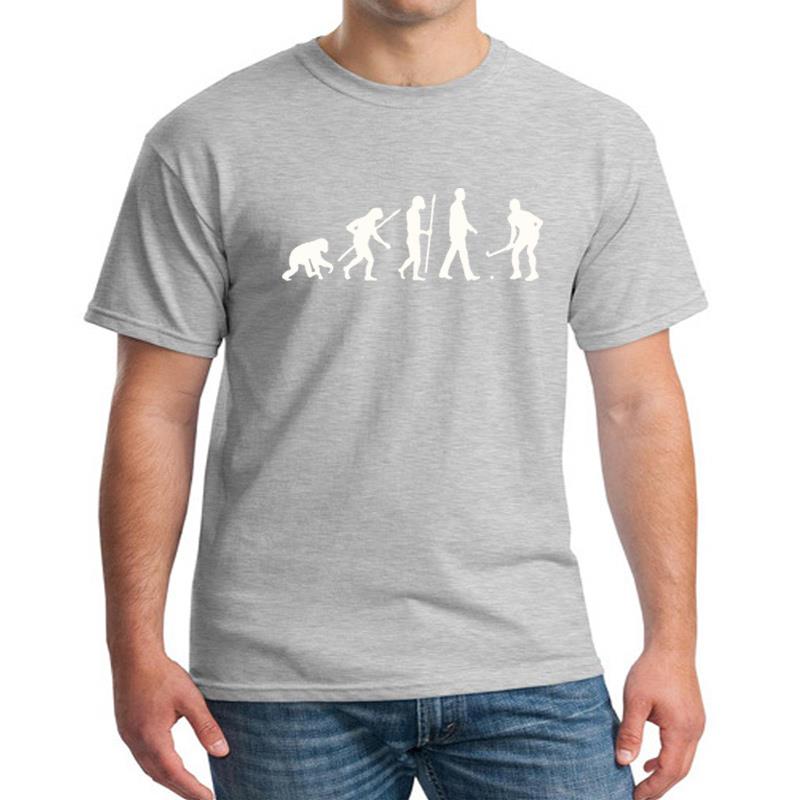 Evolution Field Hockeyer Unisexs Print Tshirt 100 Cotton Male Tops Tee Casual Popular Fashion Oneck T Shirt Harajuku Streetwear