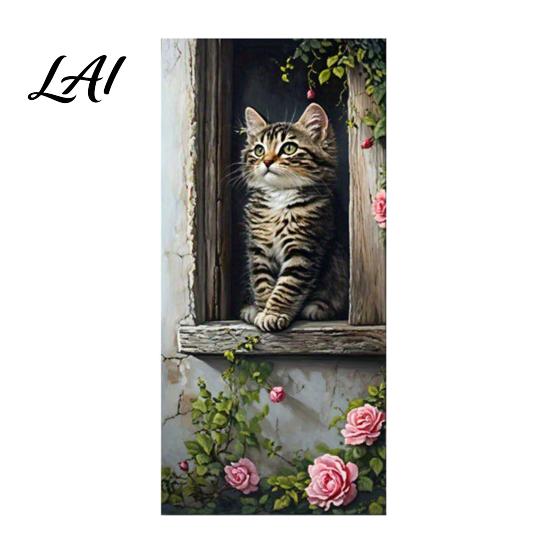 Playful Animal Trash Can Cover Cartoon Sticker Colorful Self-Adhesive PVC Decal Waterproof Cute Decorative Face Decals Cat Dog Sticker for