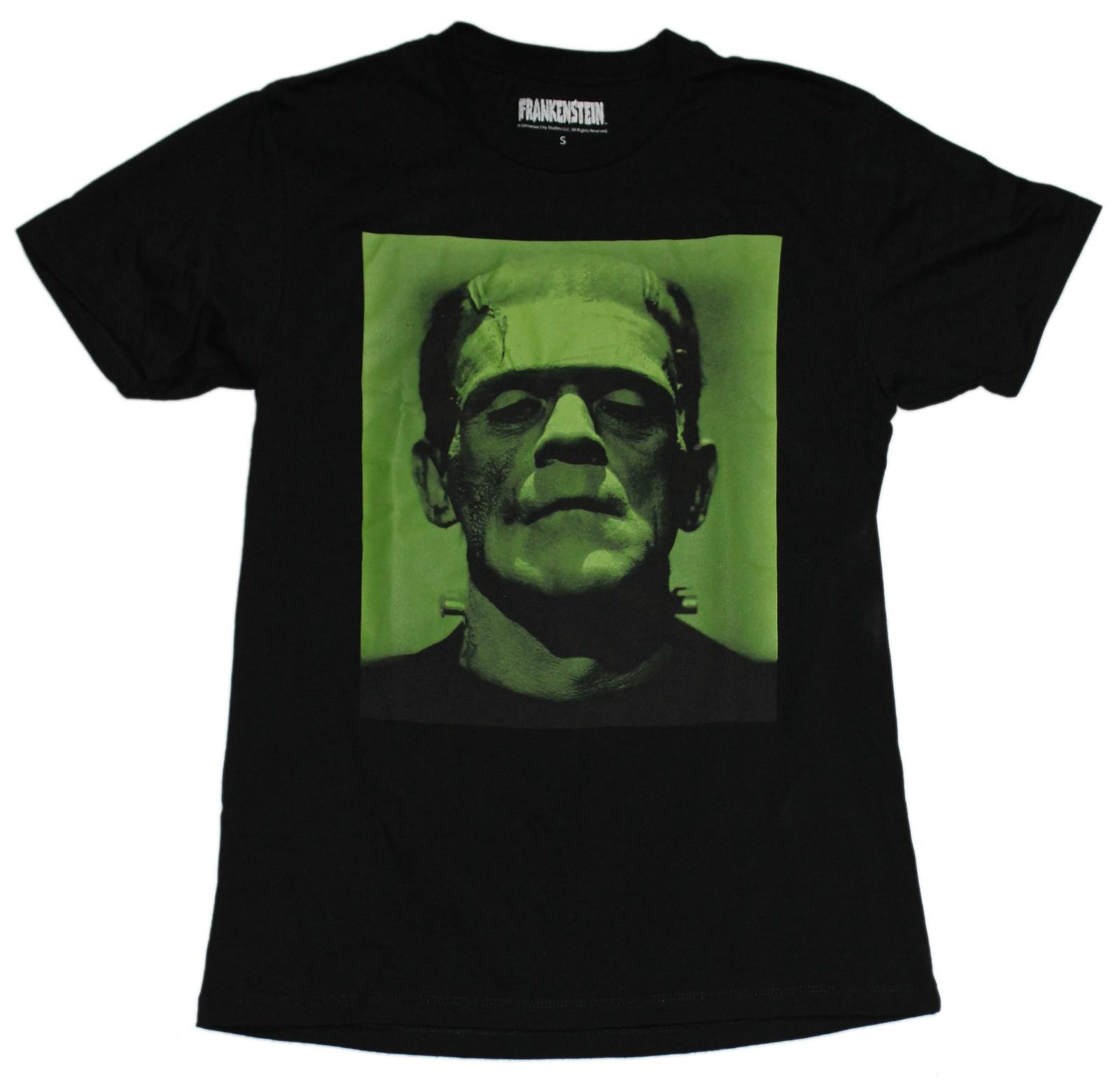 Frankenstein Universal Monster New Adult T-Shirt -Giant Green Image M