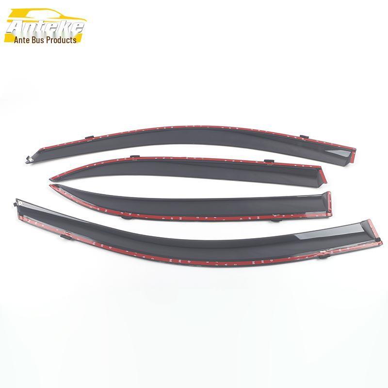 Yinglun SC7 Rain Deflector & Sun Visor Trim with Bright Strip
