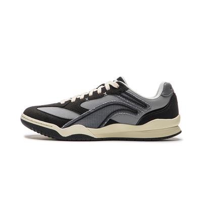 Li Ning Moon White Retro Summer Breathable Lightweight Shock Absorption Classic Fashion Sports Lifestyle Low-Top Sneakers Men Sneakers AGCW049-6