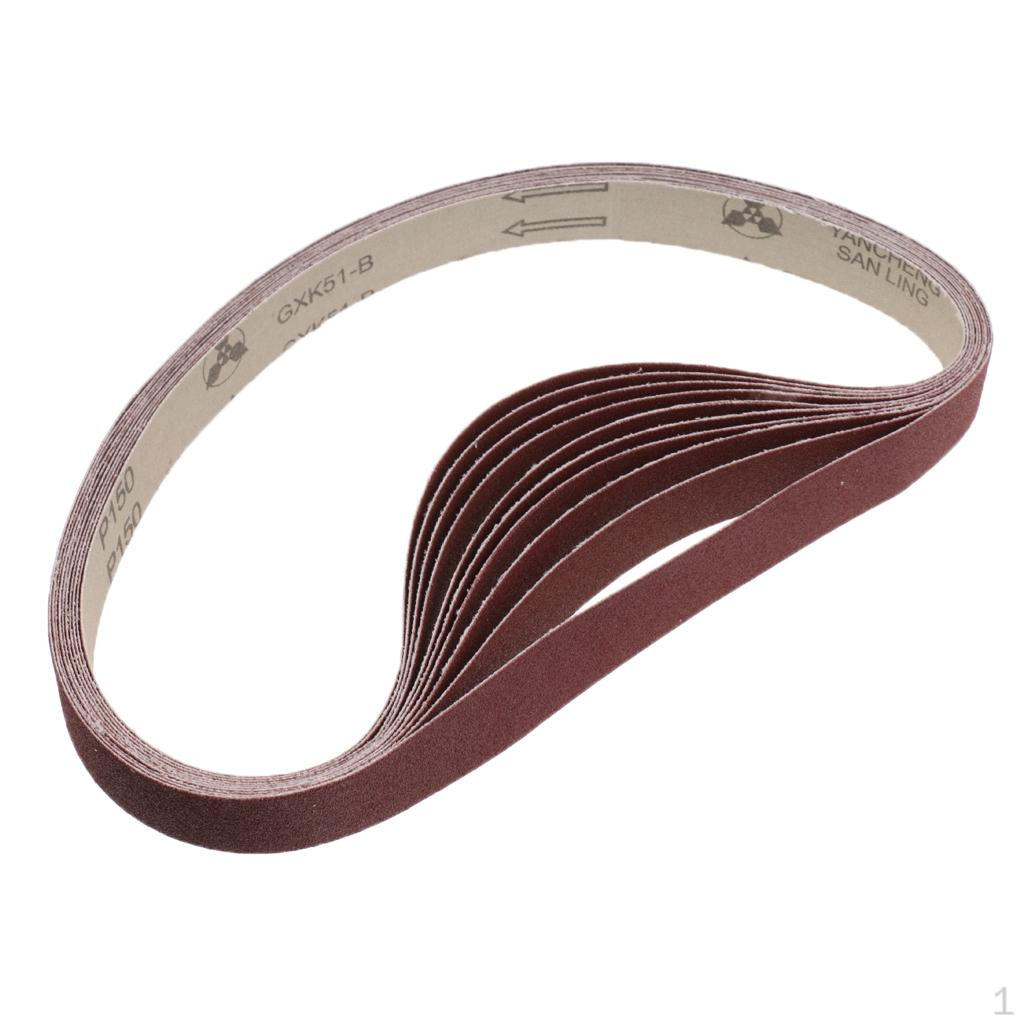 Schleifbänder 25x762mm Körnung 10er-Pack