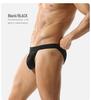 Men's Wide Waist Mesh U-Pouch Low Waist Sports Underwear, Large Size, Breathable High Cut Design