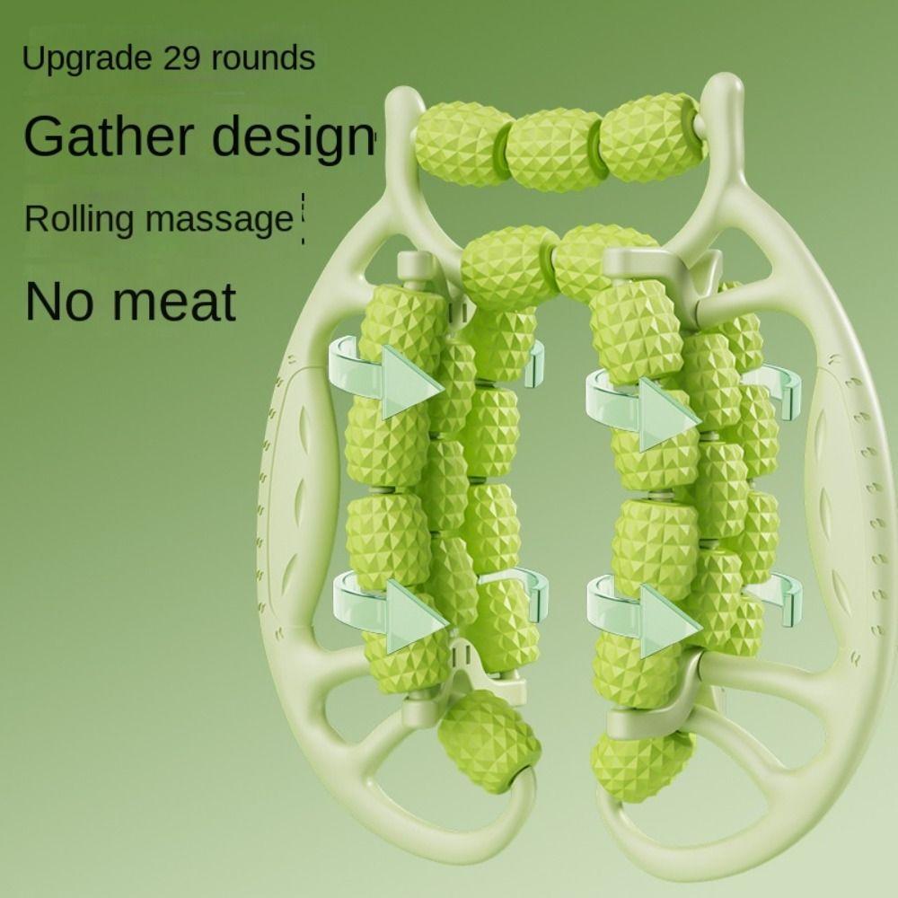 Handheld Cellulite Massager 360-degree Rotation Manual Muscle Massager Roller  Yoga Fitness