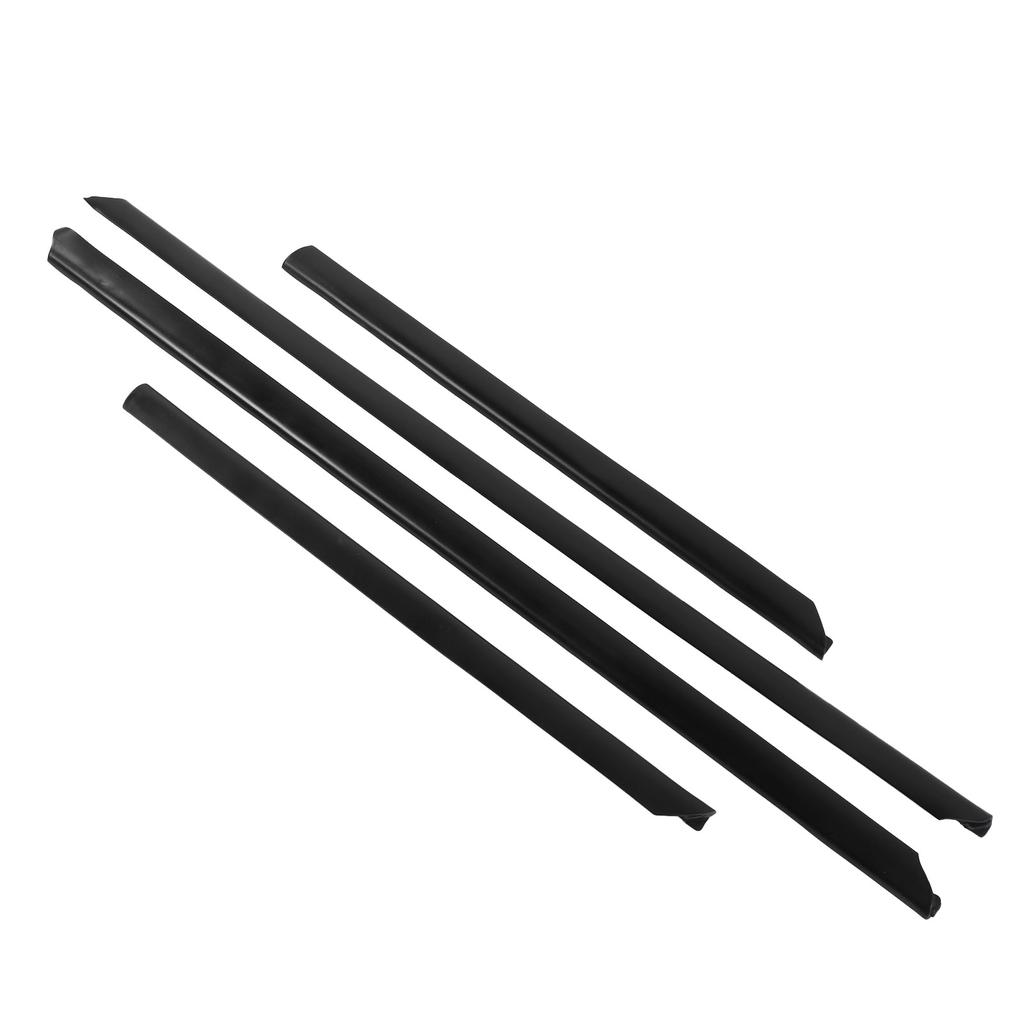 4Pcs Interior Door Strip Trim Rubber Protective Cover Decoration Fit for A4 A4 Avant