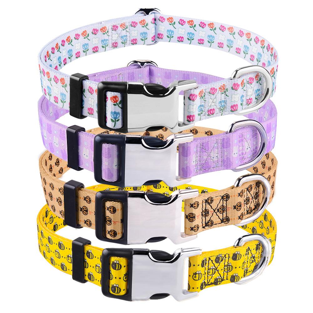 Cute and Simple Pet Collar, Cat Neck Ring, Anti-break-free Large and Medium-sized Dog Puppy Collar.