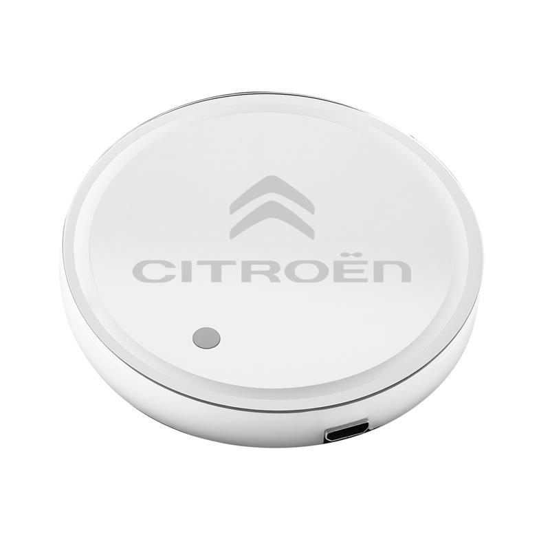 Citroen Car Glowing Coasters LED Light Water Cup Mat For Citroen C4 C3 C2 C1 DS3 Xsara Grand Car USB Charging Coasters keychain aks256