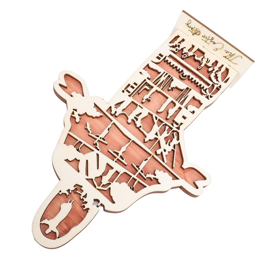 Easter Story Decoration Wooden Figure Ornament Easter Table Ornament Craft for Home Tabletop Office