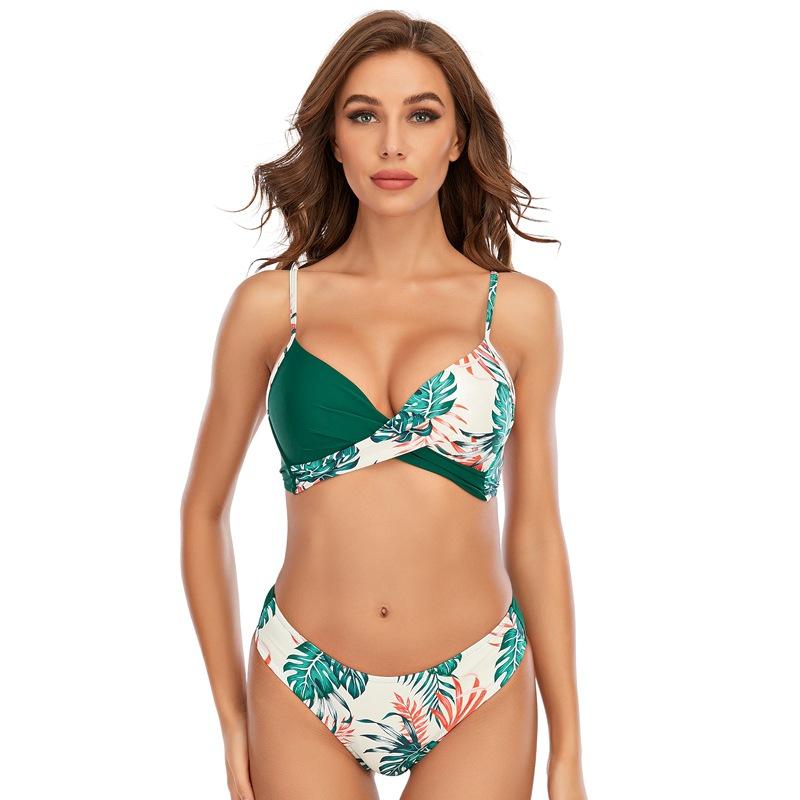 Sexy Print Bikini kétrészes fürdőruha női fürdőruha