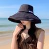 New Style of Sun Protection for Ultraviolet Rays Large Hat with Cotton and Linen Sun Hat for Women Korean Version of Sun Hat Fisherman Hat