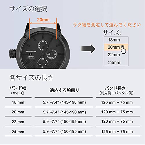 WOCCI 18mm Vintage Leather Replacement Watch Strap, Retro Genuine Leather Watch Band with Gold Buckle (Golden Brown)