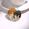 32/44/58mm Round Anime SASAKI and MIYANO Enamel Pins Handmade Brooch Cartoon Cosplay Badge On Backpack Jewelry Accessories Gifts