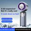 Cooling Ice Cooler Turbo Jet Fan USB Rechargeable Cooling Fan Ice Cooler Fan  Outdoor Travel Office