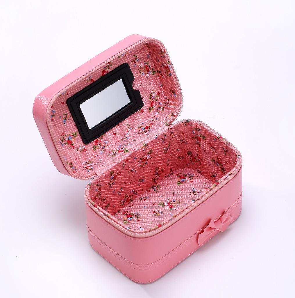 Large Capacity 2024 Summer Women's Cute Korean Makeup Bag - Multifunctional Storage Case