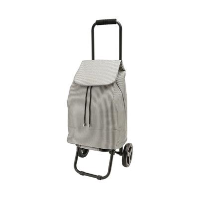 Afternoon Tea Living Shopping Carry HN20, a Two-wheeled Shopping Cart with Insulated Storage, Model Nancy/cocoro, Gray