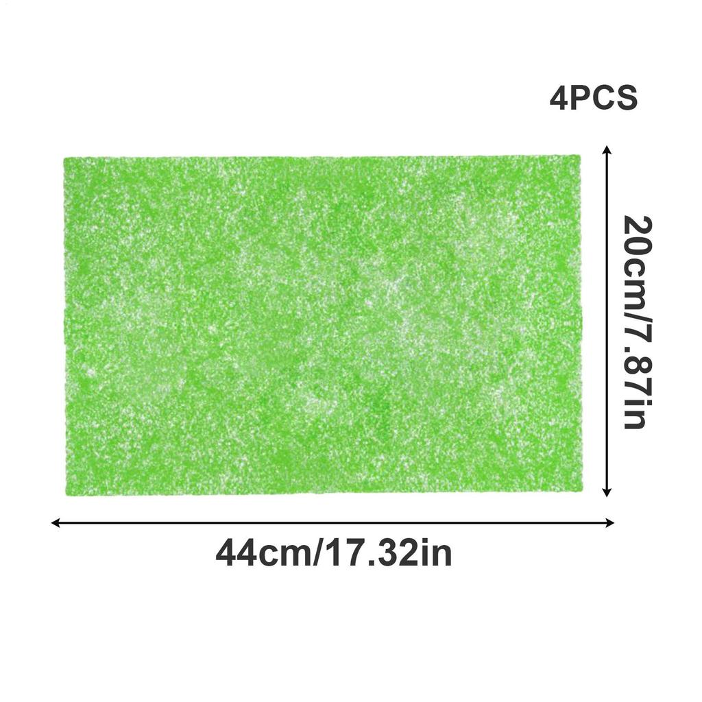 Fridge Liner 4 Pieces Washable Cuttable Mat No Adhesive Shelf Liner For Apartment Daily Pantry Storage Freezer Organization