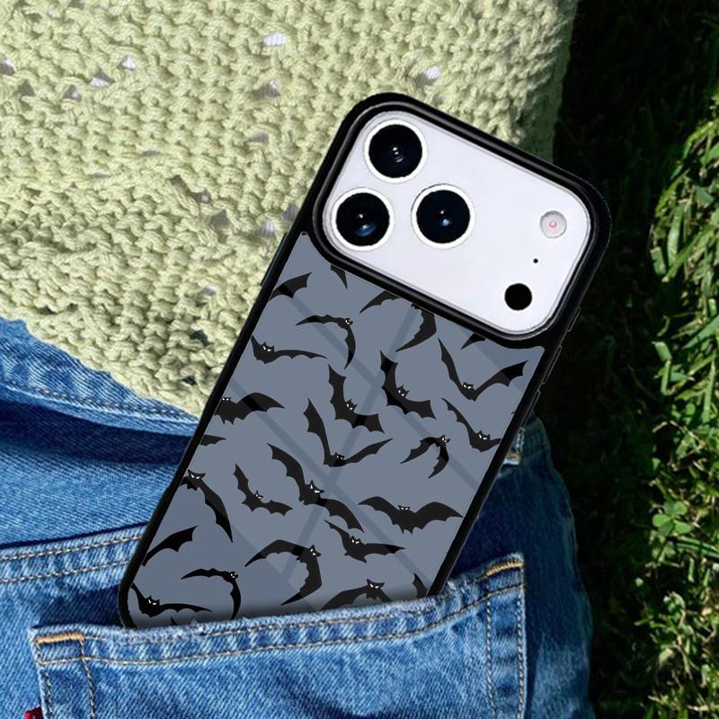 Gothic Horror Bats Full Moon phone case cover Compatible with for IPhone 17air 16e 15 14 13 12 11Pro Max 17 Air