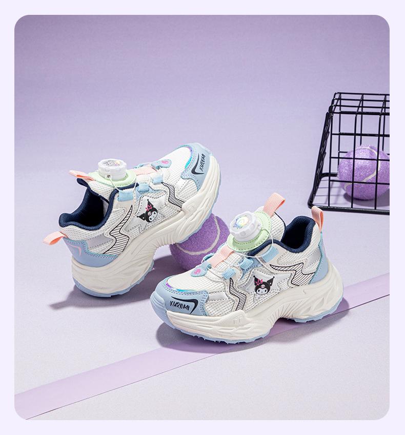 Hello Kitty KITTY2026 Spring and Autumn Sports Girls' Rotating Buckle Dad Shoes