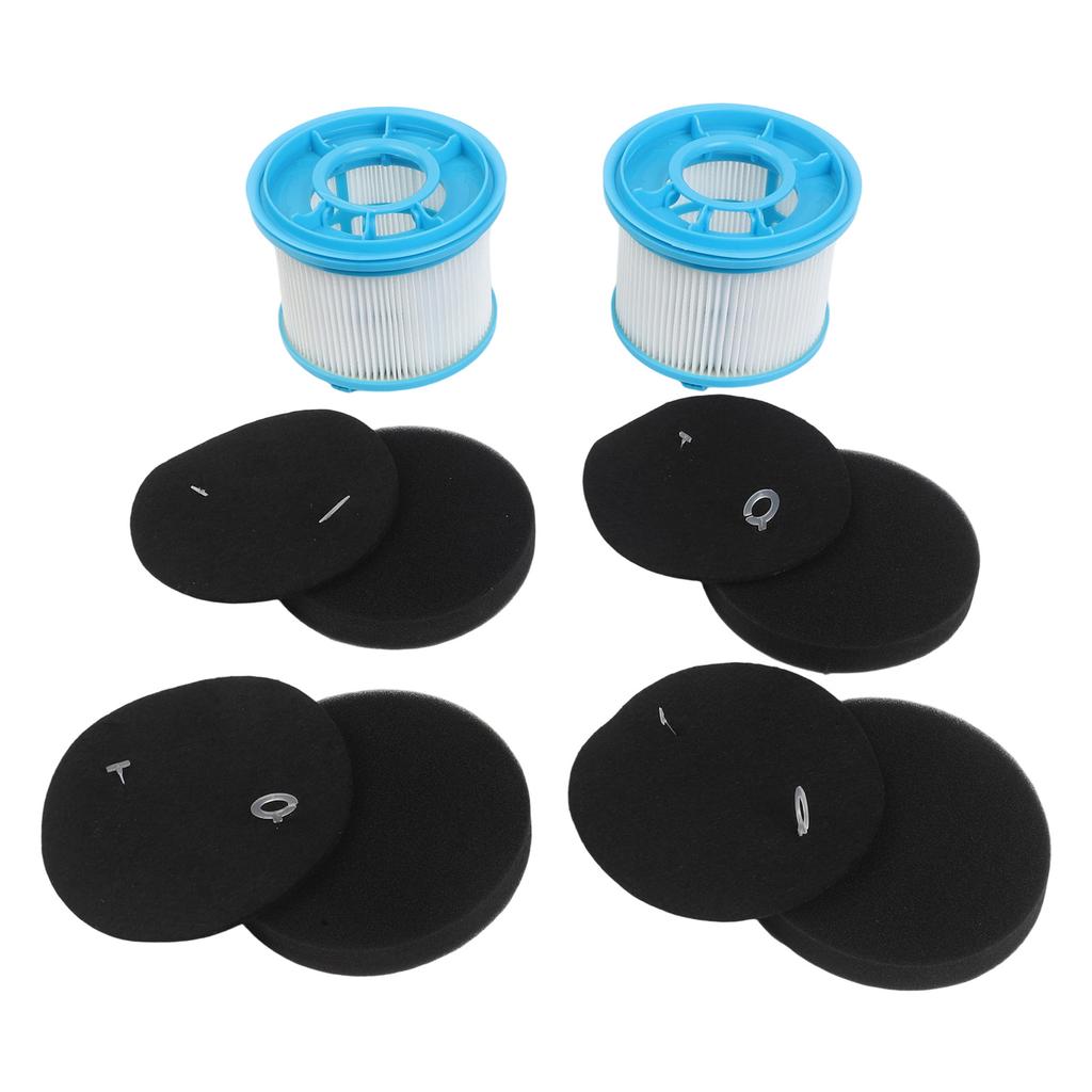 Replacement Vacuum Filters Set 2 High-Efficiency Filters 4 Pre-Filter Pads For Bissell For PowerClean For FurGuard 280W