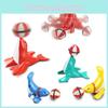 Mechanical Dolphin Rotating Toy With Chain Link Top Ball For Kids Learning And Interactive Play