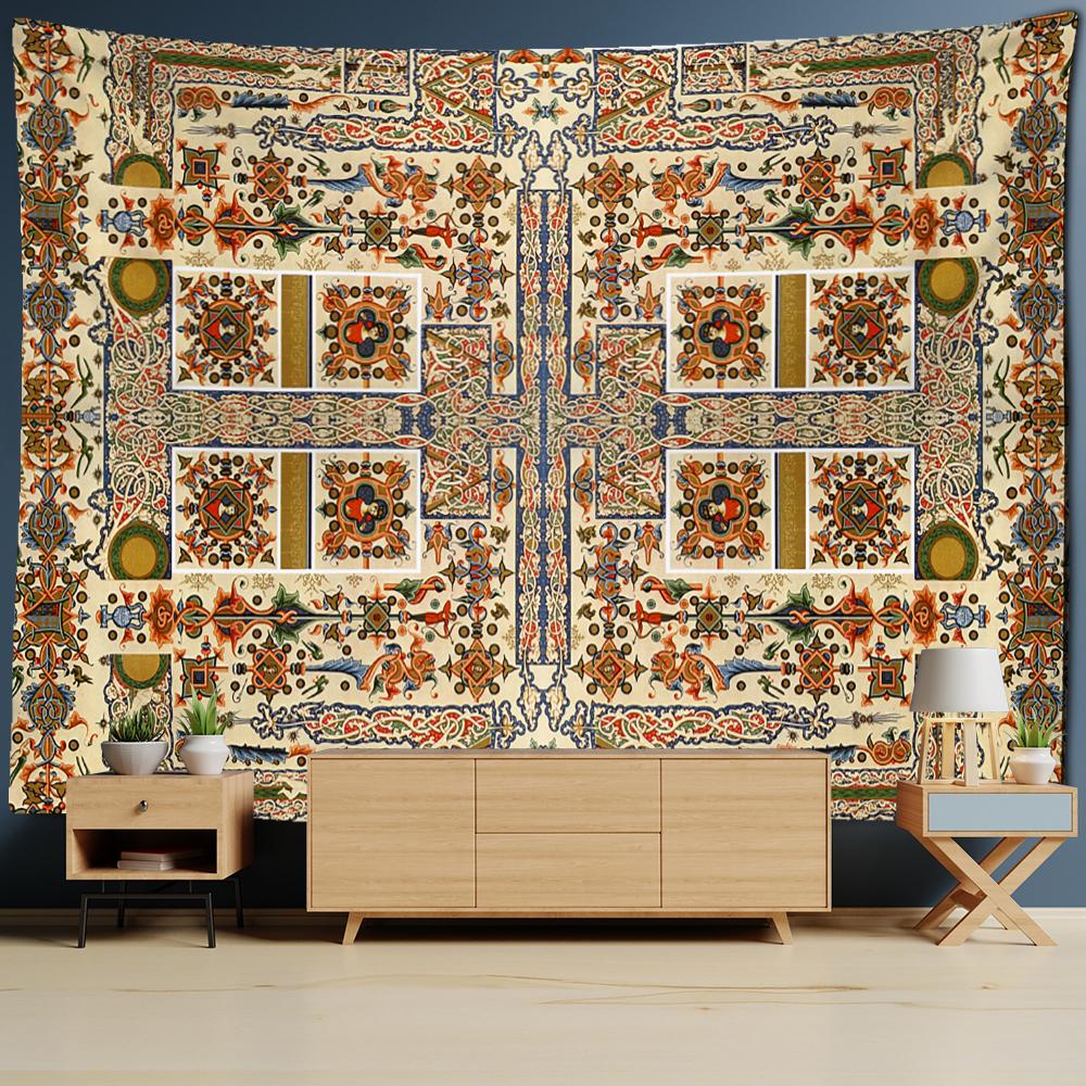 Романтический загадочный узор гобелен настенный психоделический колдовство хиппи Мандала — фото 4