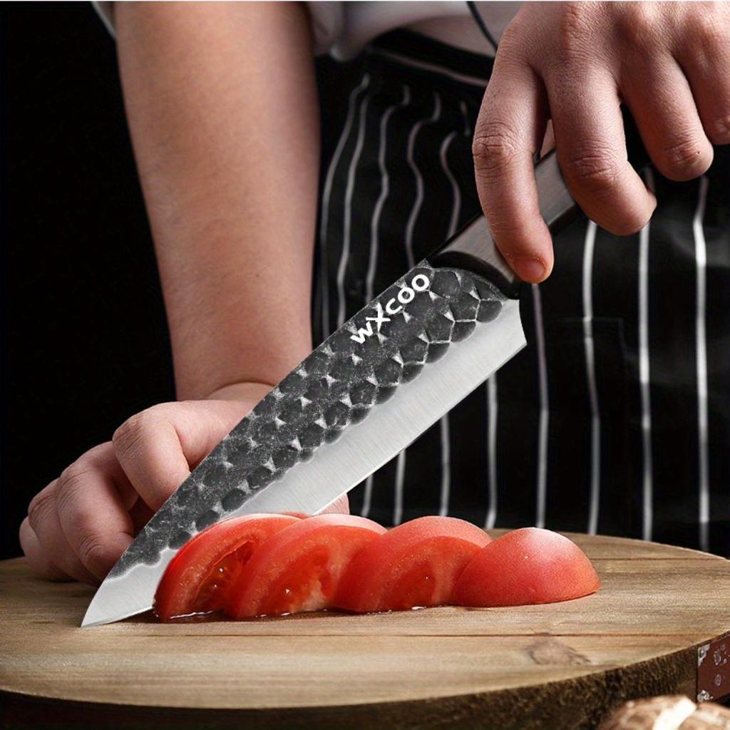 3PCS Stainless Steel Utility Knife Chef Knife Sashimi Knife Boning Knife Multipurpose Knife Kitchen Scissors