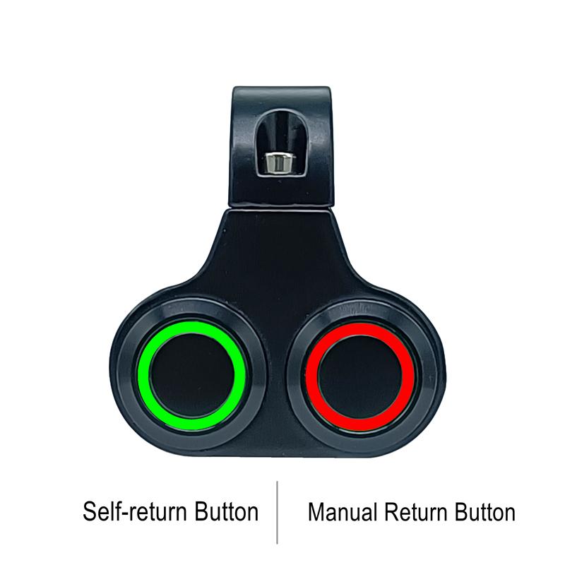 Double Button Motorcycle Switch Controller Steering Turn Lamp On-off For Motorbike 22mm Handle Bar Waterproof LED Head Fog Light
