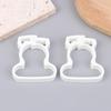 2Pcs Milking Machine Tube Triplet Air Hose Fix Clip Air Hose Plastic Clamps Pulsating Triple Tube Rubber Hose Organizing Clips