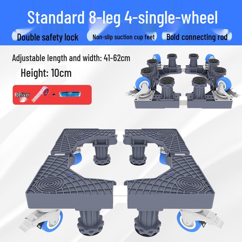 Suport de bază reglabil pentru mașină de spălat cu depozitare