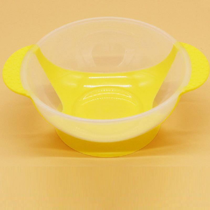 Cross-Border Baby Tableware Set: Temperature-Sensing Suction Bowl & Spoon