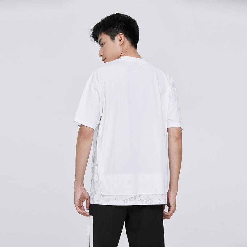 KELME Crew Neck Loose Fit Straight Fit Short Sleeved T Shirt Unisex 6224TX1027