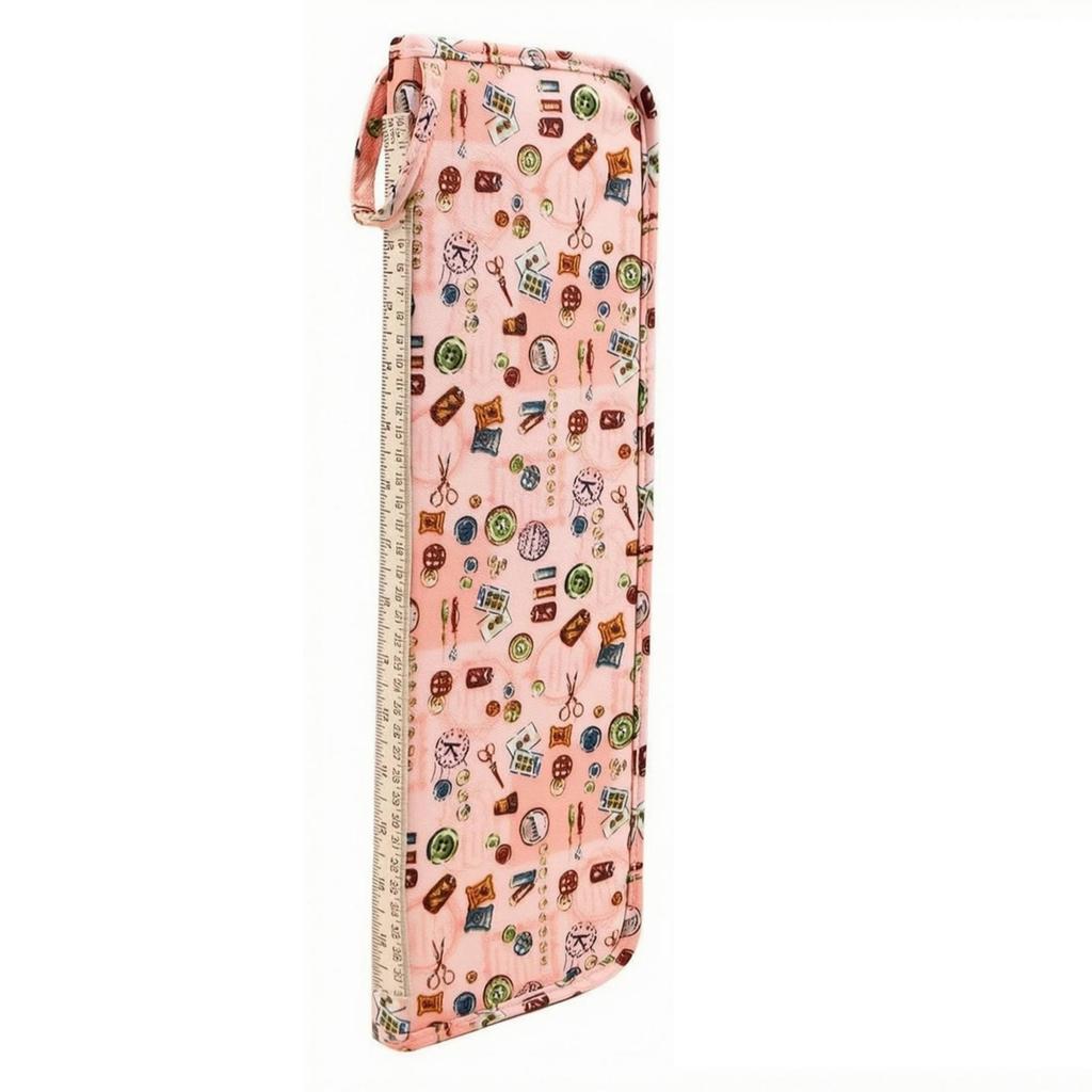 Zippered Knitting Needle Storage Case Wipe-Clean for Home Crafting, Crafters